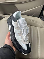 Adidas Niteball White Black 1 кроссовки и кеды высокое качество Размер 40