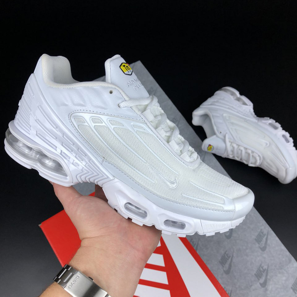 Чоловічі кросівки Nike Air Max Plus TN стильні молодіжні білі