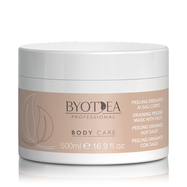 BYOTEA BODY CARE Pro Пілінг для тіла дренуючий із Гімалайською сіллю і натуральними оліями 500 мл (Оригінал)