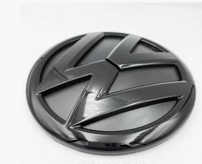 Емблема задня VW (Фольцваген) 130мм T5, T6, Caddy - Чорний (7H0 853 630 A)
