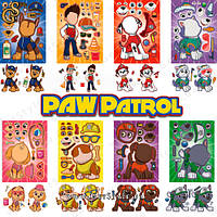 Набор наклеек Щенячий патруль PAW Patrol 8 листов
