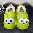 Калоші піна жіночі з м'яким задником зелені Мордашка 4340, фото 2