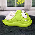 Калоші піна жіночі з м'яким задником зелені Мордашка 4340, фото 4