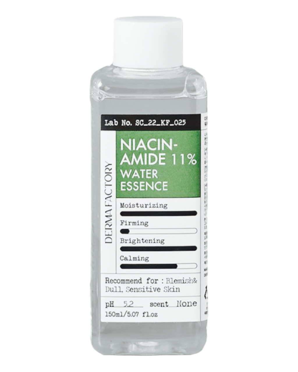Тонер-есенція з ніацинамідом 11% DERMA FACTORY Niacinamide 11% Water Essense, 150 ml