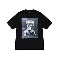 Футболка черная LOYS Stussy BULLDOG