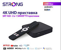 STRONG SRT 420 4K Smart TV Android 11 Смарт ТВ приставка + тюнер Т2 Dolby Digital Plus