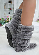 Кімнатні махрові чобітки на м'якій підошві 38-39, фото 4