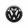 Емблема передня VW 150мм GOLF 5 Variant, JETTA 5, PASSAT B6, PASSAT CC, TOURAN 1 - Чорний Глянець (1K5853600), фото 4