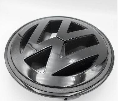 Емблема передня VW 150мм GOLF 5 Variant, JETTA 5, PASSAT B6, PASSAT CC, TOURAN 1 - Чорний Глянець (1K5853600)