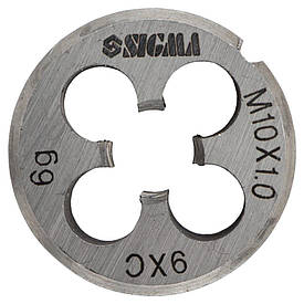 Плашка М10 × 1.0 мм SIGMA (1604261)