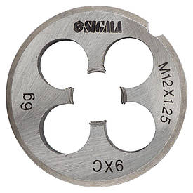 Плашка М12 × 1.25 мм SIGMA (1604331)