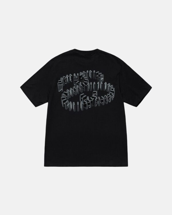 Футболка чорна LOYS Stussy DOMINOES XS