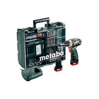 Шуруповерт Metabo PowerMaxx BS Basic, 10.8V 2x2Aг, кофр, набор бит и сверел 63 (600080880) - Топ Продаж!