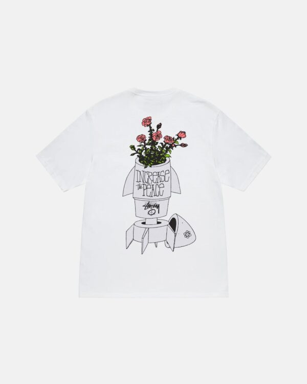 Футболка біла LOYS Stussy FLOWER-BOMB WHITE XS