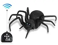 Игрушка Робот большой Паук Черная вдова интерактивный на радиоуправлении с пультом