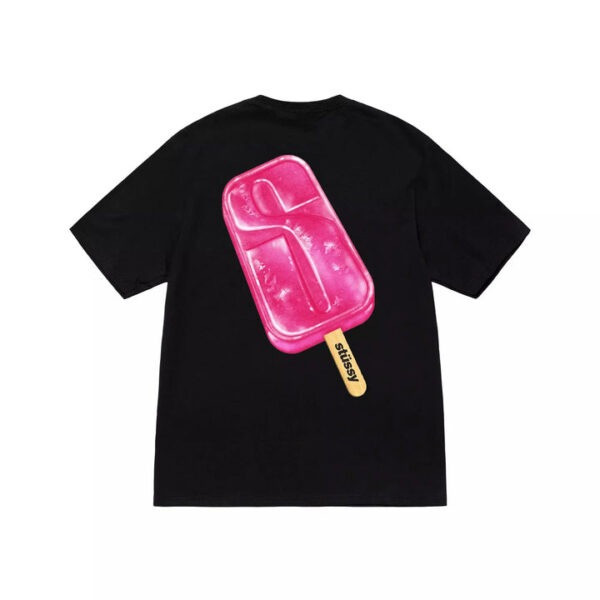 Футболка чорна LOYS Stussy POPSICLE XS