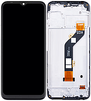 Дисплей Tecno Spark Go 2022 KG5m тачскрин модуль чорний у рамці