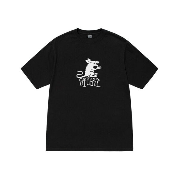 Футболка чорна LOYS Stussy RAT-PIGMENT-DYED XS