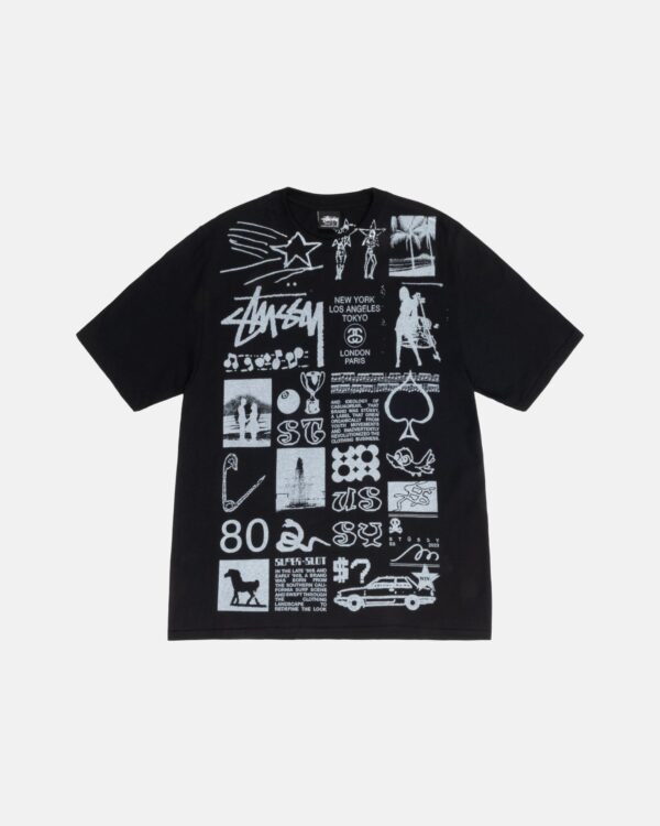 Футболка чорна LOYS Stussy SARA XS