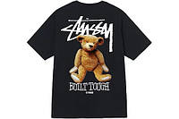 Футболка черная LOYS Stussy-Built-Tough