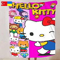 Плед детский "Hello Kitty" 3D плюш арт 2813