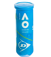 М'ячі для великого тенісу Dunlop australian open 3 ball , Розмір: (MD)