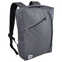 Сумка-рюкзак Semi Line 14 (P8388-1) для міста, подорожей і ноутбука Поліестер, Наплічна/Седельная, Прямокутна, Темно-сірий
