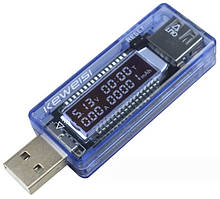 USB тестер Keweisi KWS-V20 напруги 4-30V і струму 0-5A
