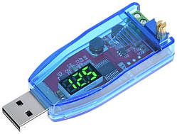 Знижувальний — підвищувальний перетворювач USB ZK-DP 5 В/ (від 1 В до 24 В) 3 Вт вольтметр регулювання напруги