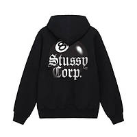 Худи черный LOYS Stussy 8-BALL-CORP LOGO