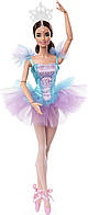 Фирменная кукла Барби, фигурная брюнетка Ballet Wishes в костюме балерины, пачке, тиаре и пуантах