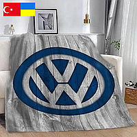 Плед "VOLKSWAGEN" 3D плюш арт 2677