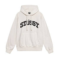 Худи белый LOYS Stussy BLOCK-SPORT LOGO WHITE