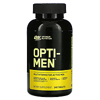 США! Optimum nutrition opti-men 240 таблеток, витамины для мужчин опти-мен 240 таблеток