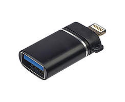 Перехідник YHL-T3 USB 3.0 AF — Lightning male OTG для айфонів адаптер