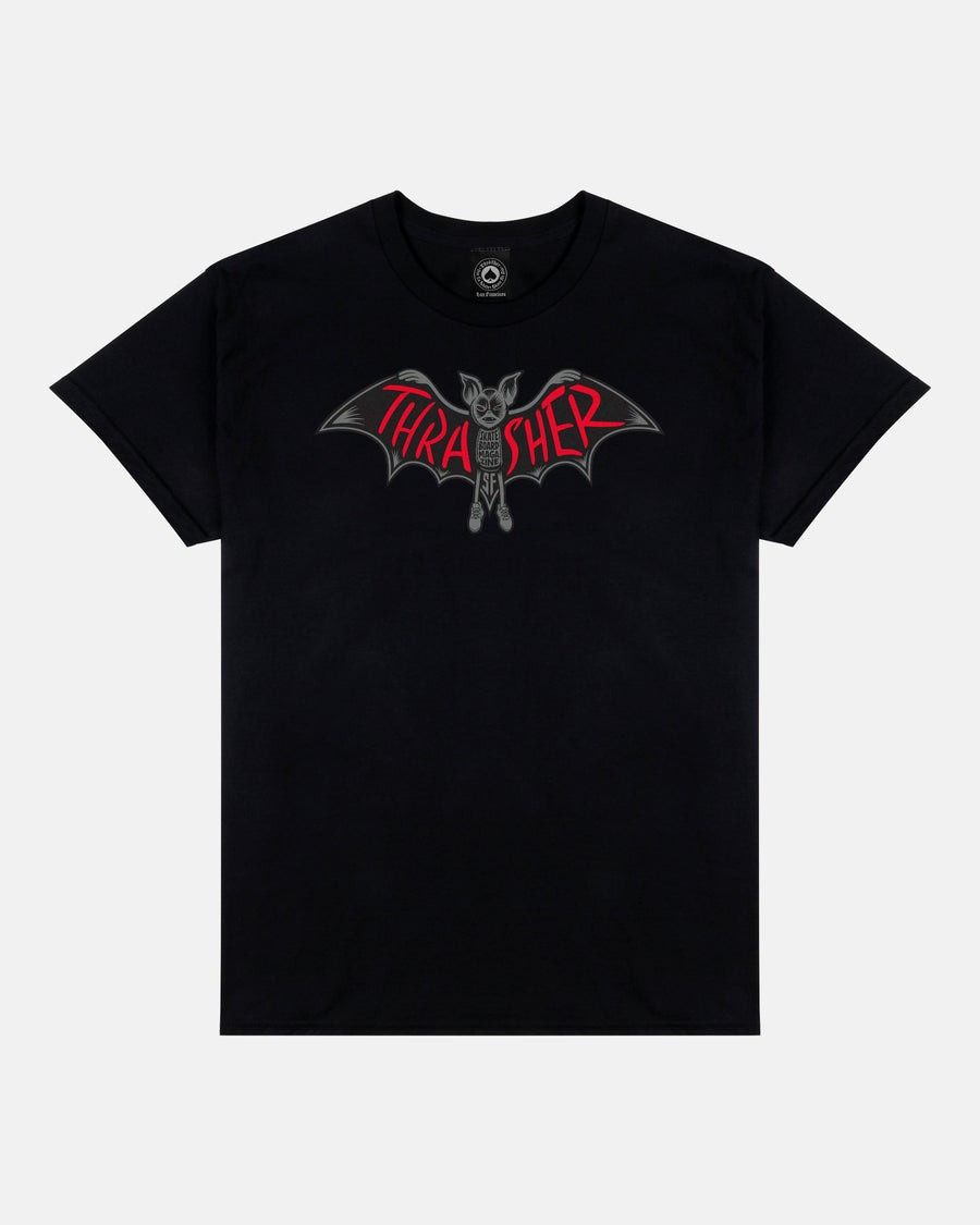 Футболка чорна LOYS Thrasher BAT XS