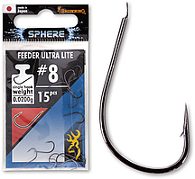 Гачок # 8 Sphere Feeder Ultra Lite black nickel 15шт