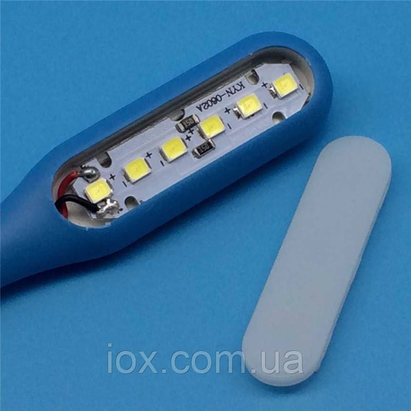 Гибкая портативная USB-светодиодная LED лампа Белая - фото 8 - id-p429466295
