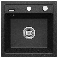 Мийка для кухні гранітна квадратна DEANTE Zorba 440x440x184мм сіра ZQZ_2103
