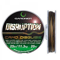 Поводочный материал Gardner DISRUPTION, 15lb, 6,8кг, Зеленый (XDIS15G)