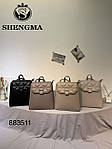 Рюкзак жіночий шкірозамінний р 25.5*12*28 см (4кв) "SHENGMA" недорого гуртом від прямого постачальника