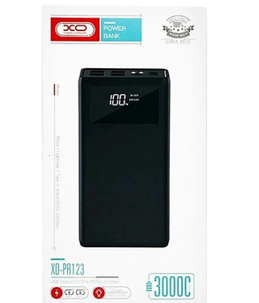 Додаткова батарея XO PR123 30000 mAh Black, фото 2