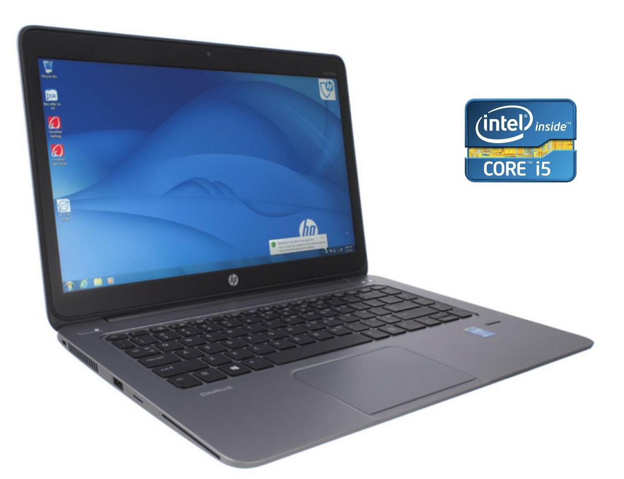 Ультрабук Б-клас HP EliteBook Folio 1040 G1/ 14" (1920x1080)/ Core i5-4300U/ 4 GB RAM/ 240 GB SSD/ HD 4400