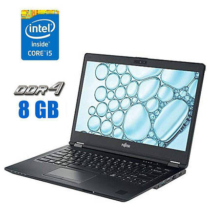 Ноутбук Fujitsu Lifebook U7410/ 14" (1920x1080)/ Core i5-10210U/ 8 GB RAM/ 480 GB SSD/ UHD, фото 1