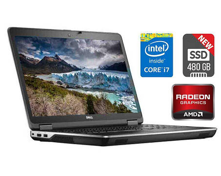Ігровий ноутбук Dell Latitude E6540/ 15.6" 1920x1080/ i7-4610M/ 16GB RAM/ 480GB SSD NEW/ Radeon HD 8790M 2GB, фото 1