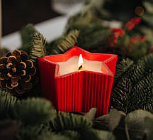 Аромасвічка STAR CHERRY BLOSSOM RED 100% WOOD WAX 150g 30h Гранд Презент NAC 1070