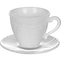 Сервіз чайний скляний Luminarc. Cadix 12 предметів 6 чашок 220 мл, 6 блюдець (8) 37784/77840