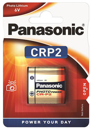 Батарейка Panasonic літієва CRP2 блістер, 1 шт., фото 1