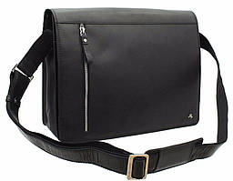 Шкіряна сумка для ноутбука Visconti ML-23 Carter black