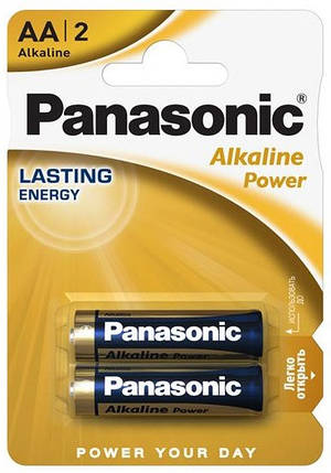 Батарейка Panasonic ALKALINE POWER лужна AA блістер, 2 шт., фото 1